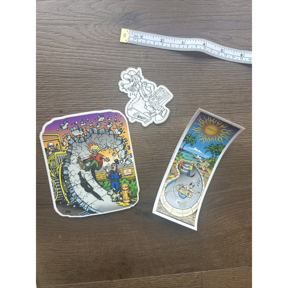 Santa Cruz Skateboarding, Jimbo Phillips Skateboarding Stickers